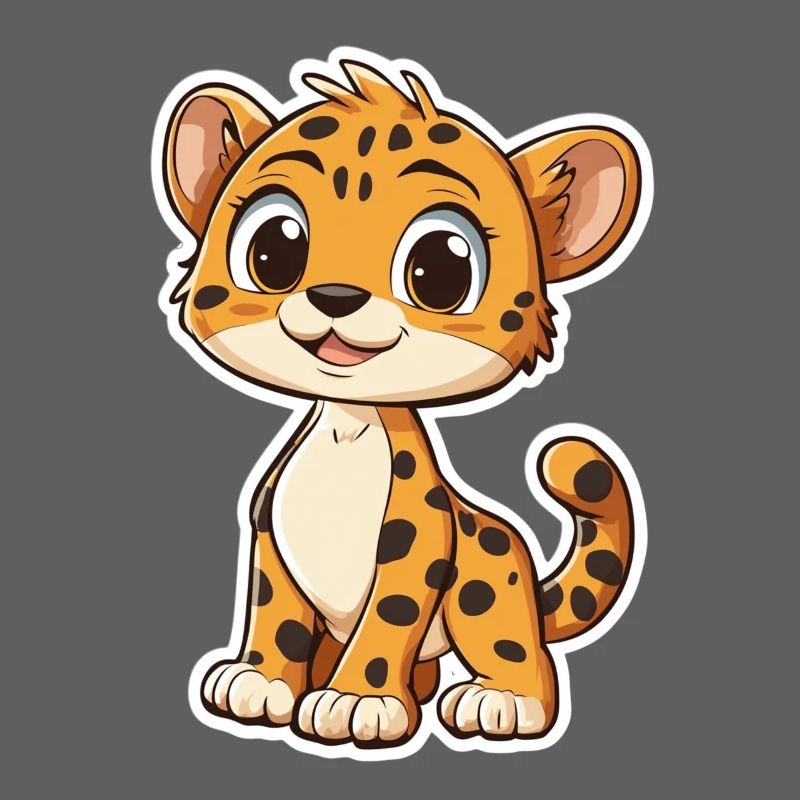 Guépard mignon