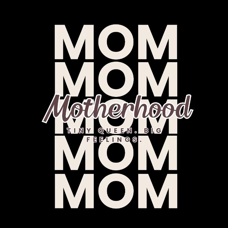 Maternité – Tiny Rebel, Big Feelings Mom Design