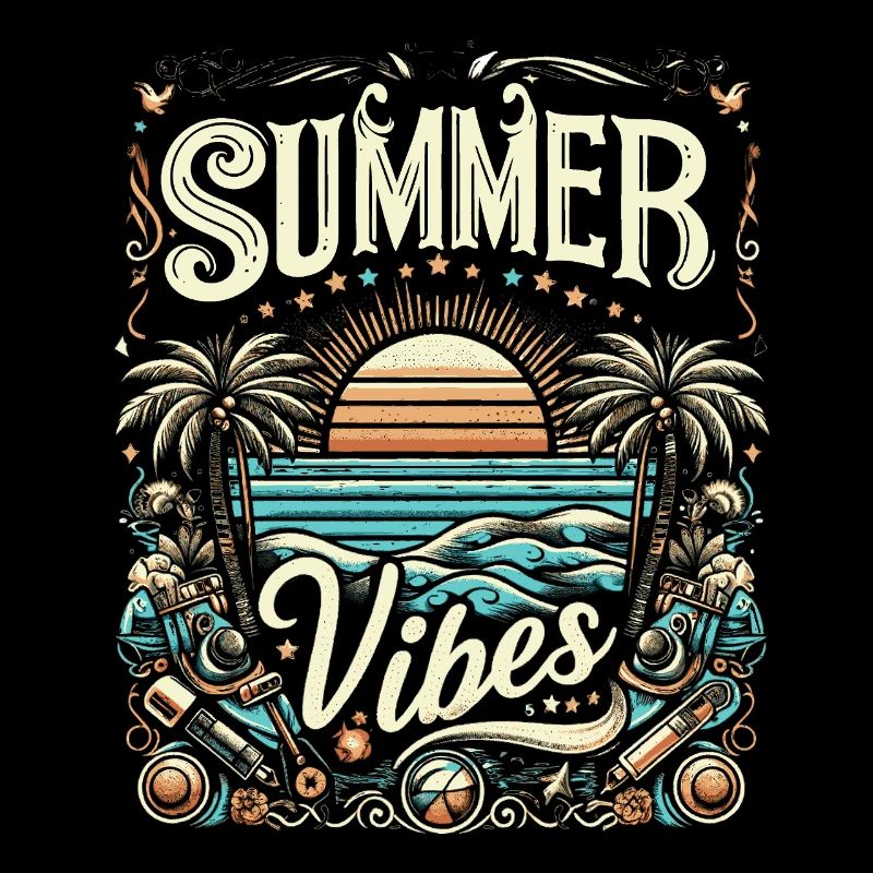 SUMMER Vibes coloré, modifié