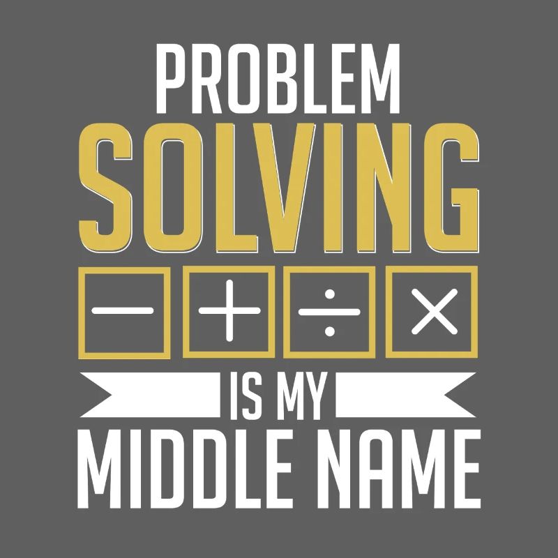 Mathe Mathelehrer Problem Solving My Middle Name