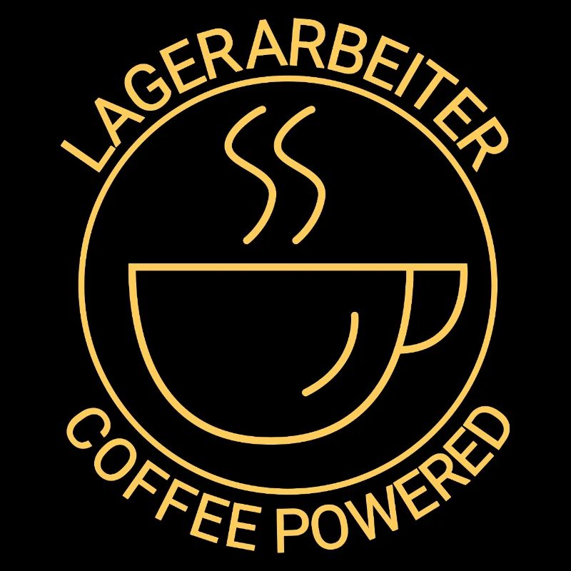Employé d’entrepôt alimenté par le café
