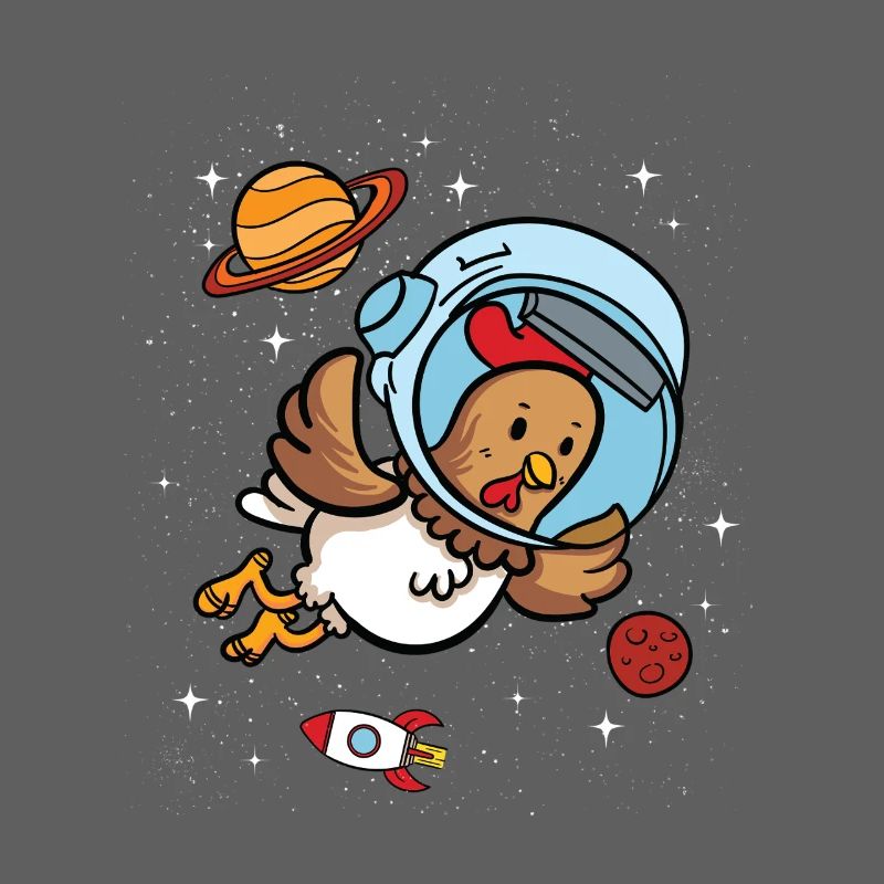 Chicken Chickens Galaxy Universe Astronaut