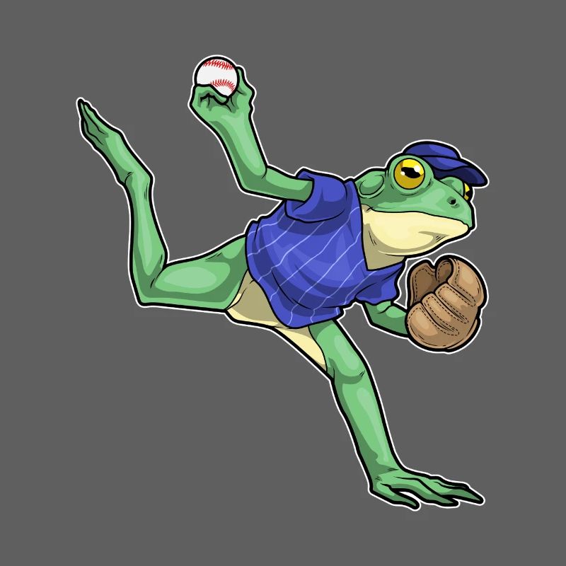 Frosch Baseball Baseballhandschuh