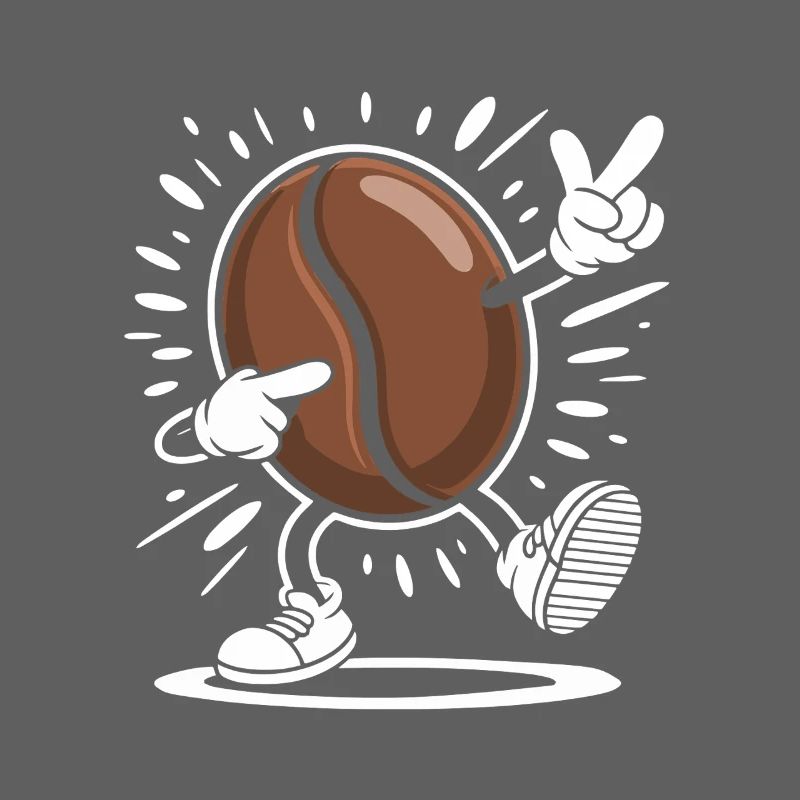 Caffeine Coffee Bean Comic Coffee