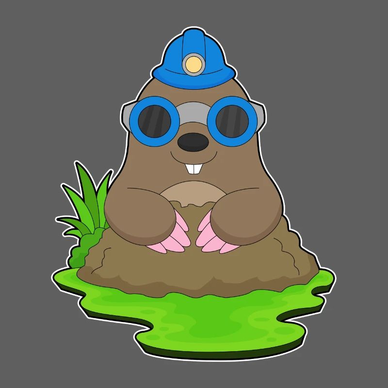 Mole Miner Mining Helmet Mining