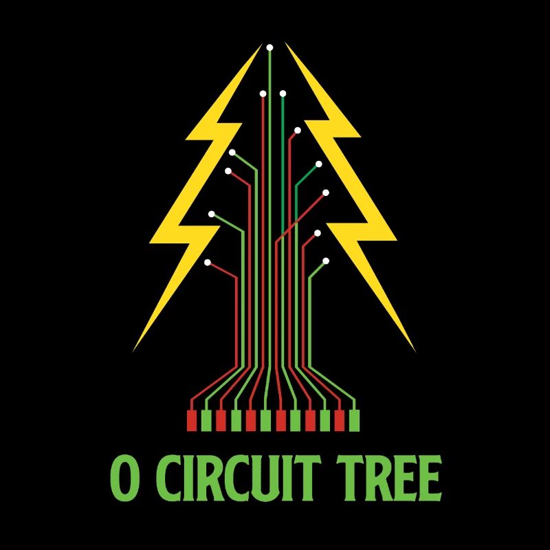 O Circuit Tree Christmas Electrical Engineer