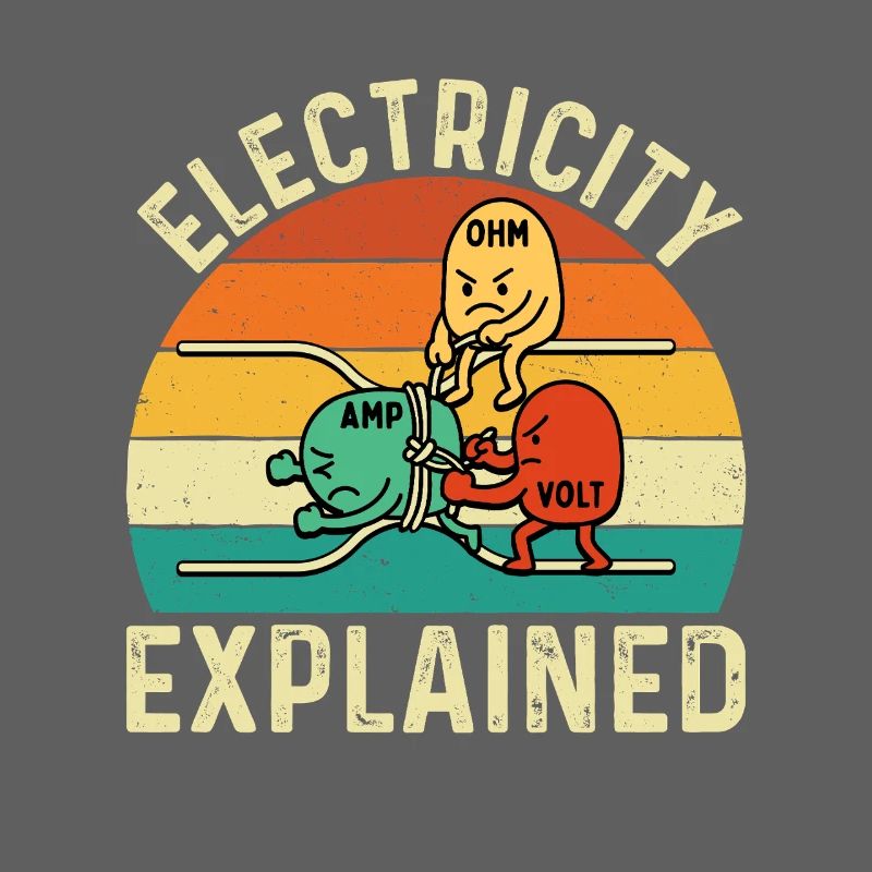Electricity Explained Funny Engineer STEM Quote
