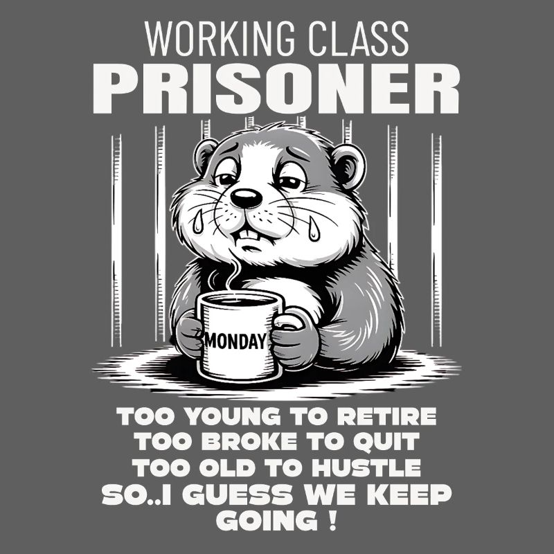 Monday Trapped Work Funny Work Outfit
