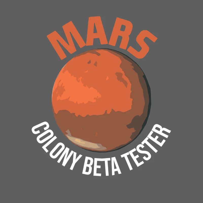 Mars Planet Space Vintage Rocket