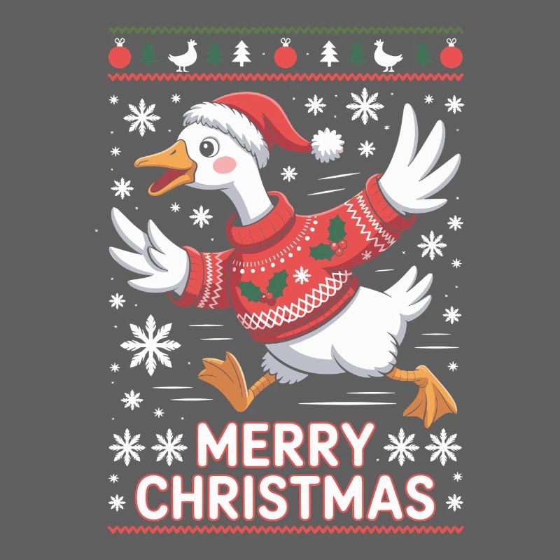Weihnachtsgans im Pullover