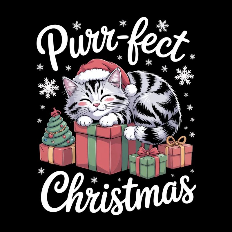 Purr Fect Noël Mignon Chat de Noël