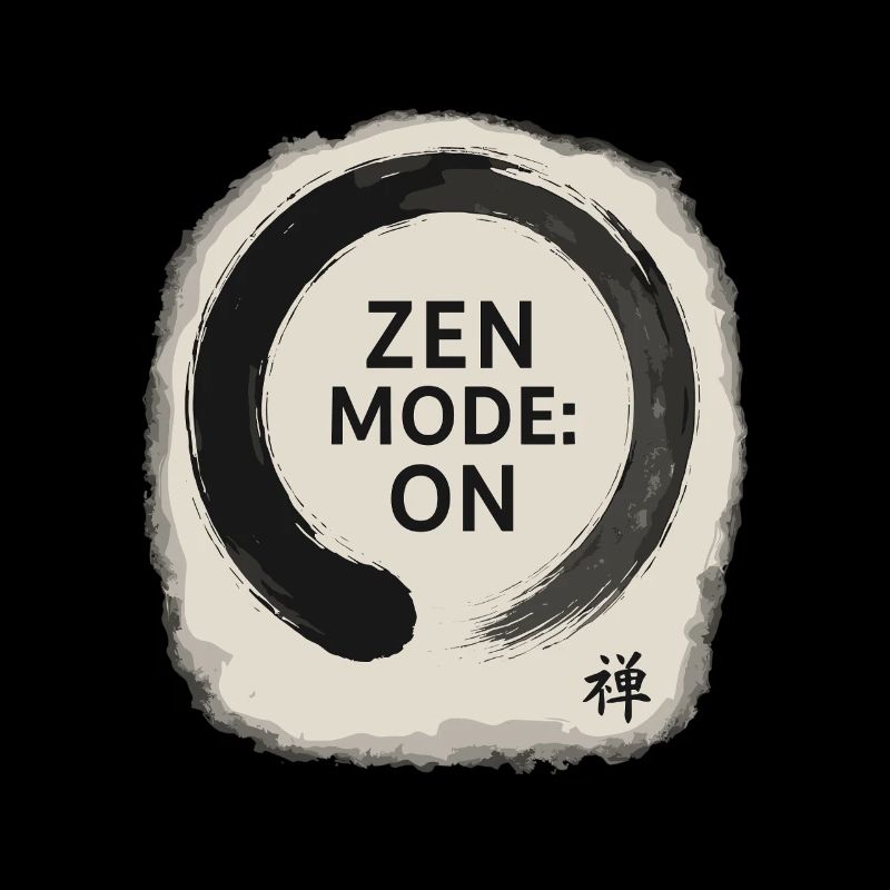 Mode Zen activé – Conception minimaliste de la pleine conscience