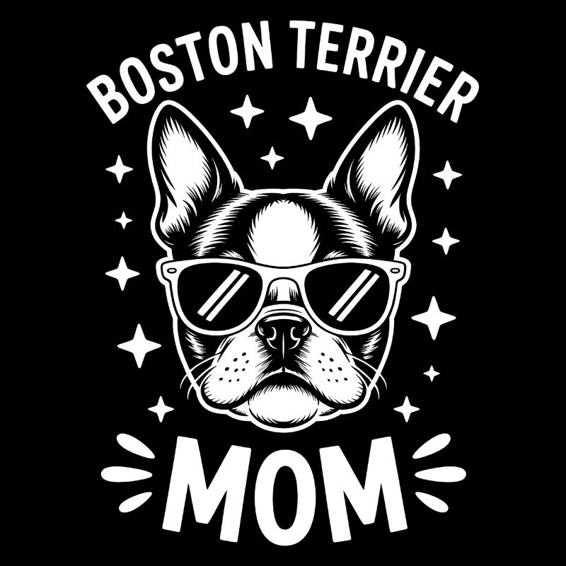 Boston Terrier Spruch Mama Boston Terrier Geschenk