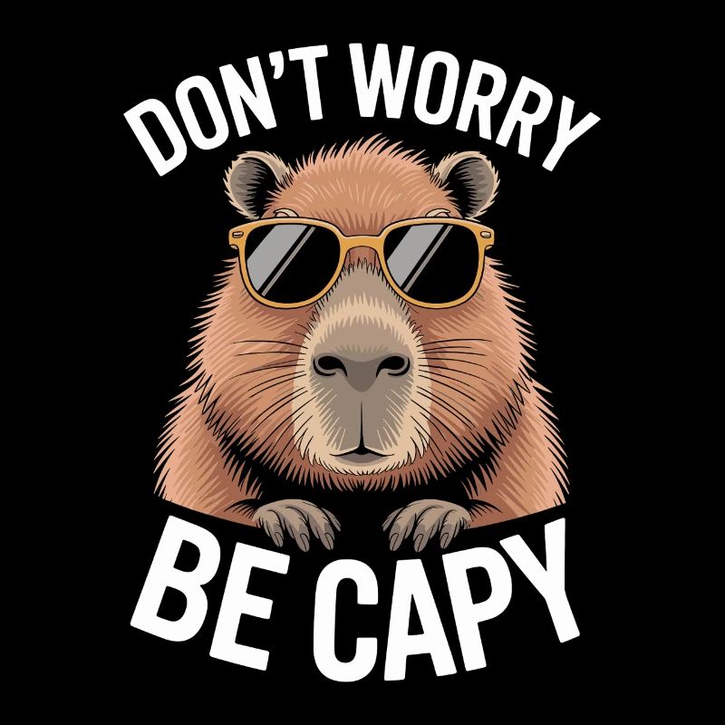 Capybara Ne vous inquiétez pas Be Capy Capybara Rongeur