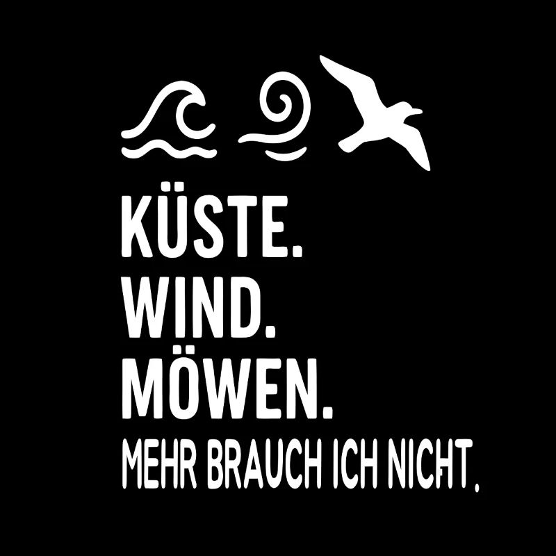 Küste Wind Möwen: Mehr brauch ich nicht
