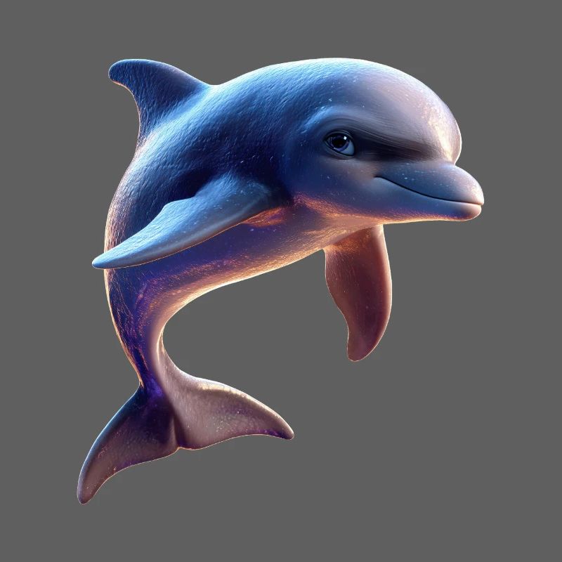 Dauphin Plongeur Dauphins Océan Dauphins mignons Dauphin