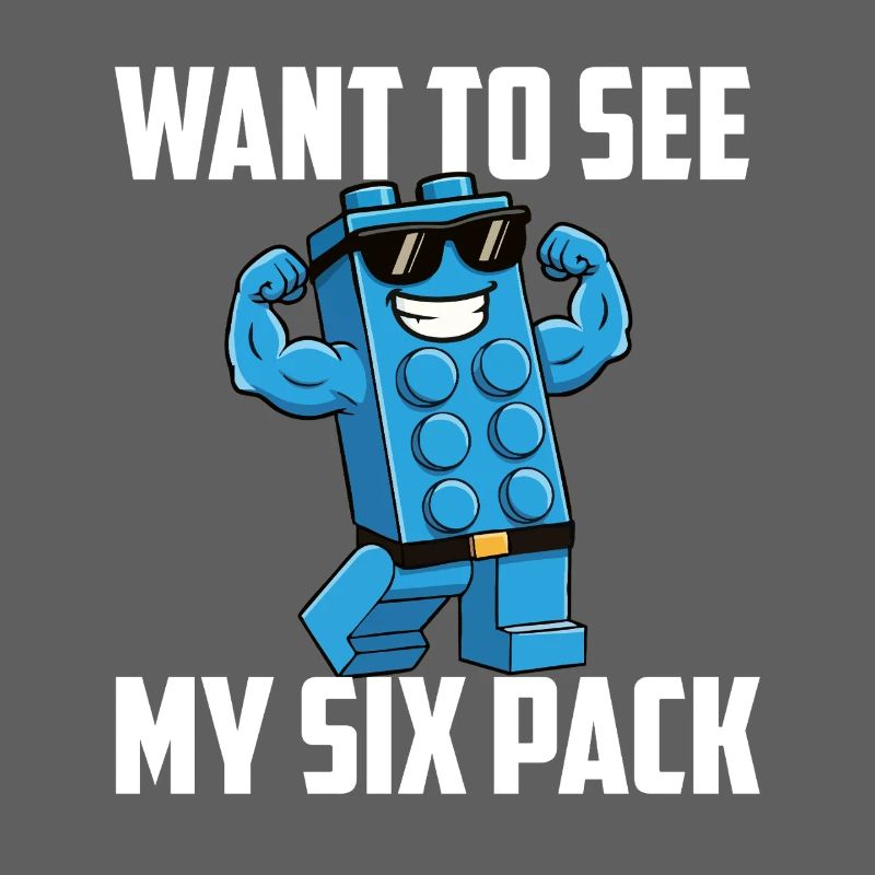 Willst du meinen Sixpack Brick Builder Block sehen 