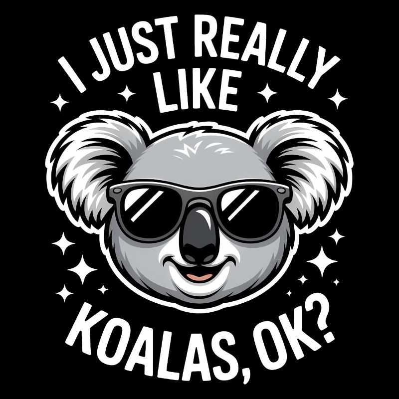 Koala Disant Koalas Drôle Koala Cadeau