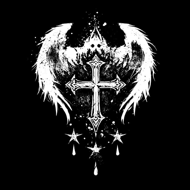 Goth Gothic Emo Cross