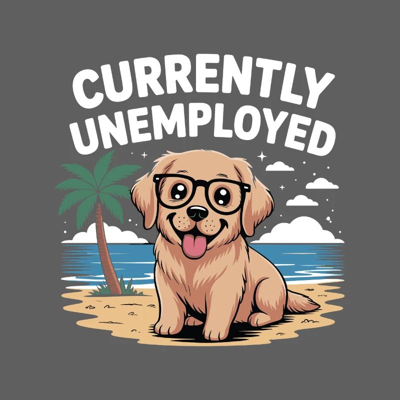 Sjov Labrador Retriever Arbejdsløs