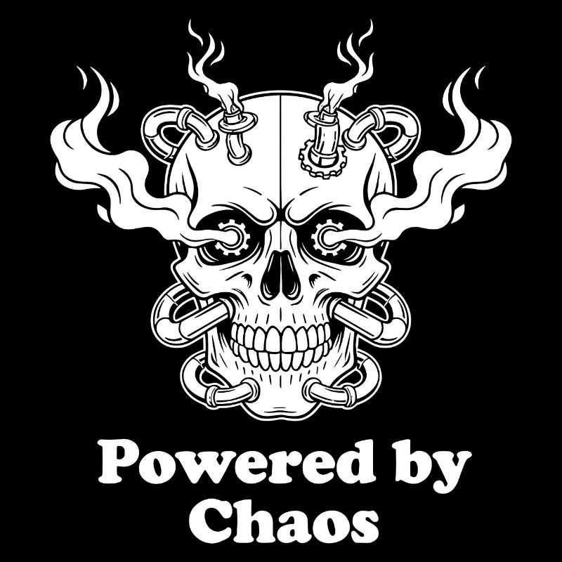 Chaos Flames Skull Pattern