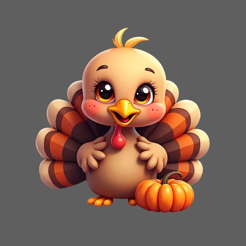 Bébé dinde de Thanksgiving