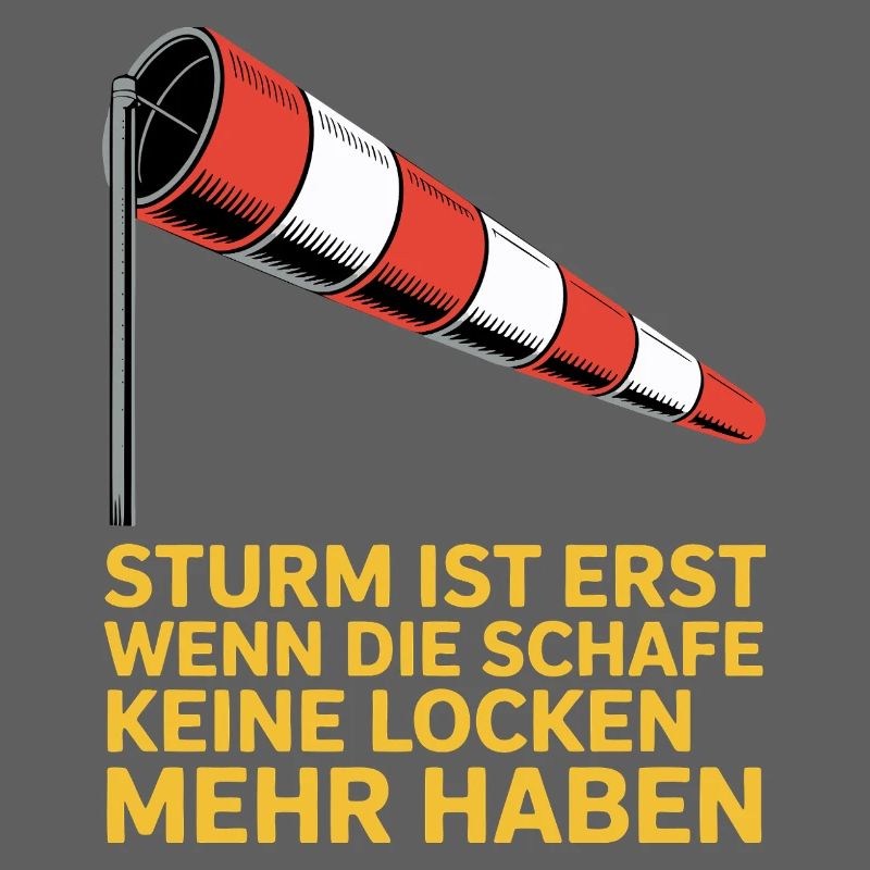 Sturmtext mit Windsock