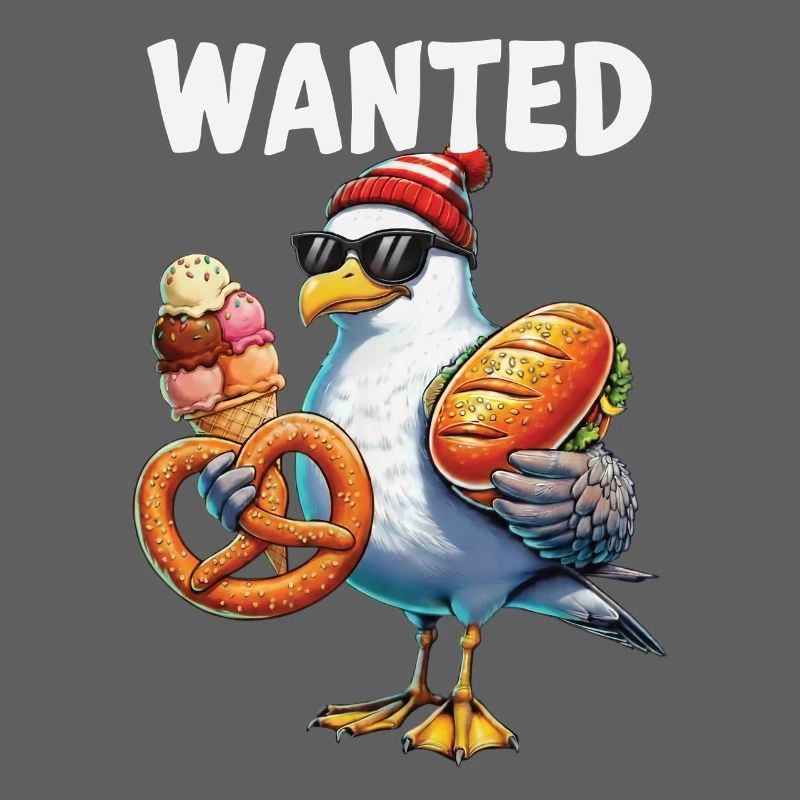 Gesucht Möwe Brezel Eiscreme