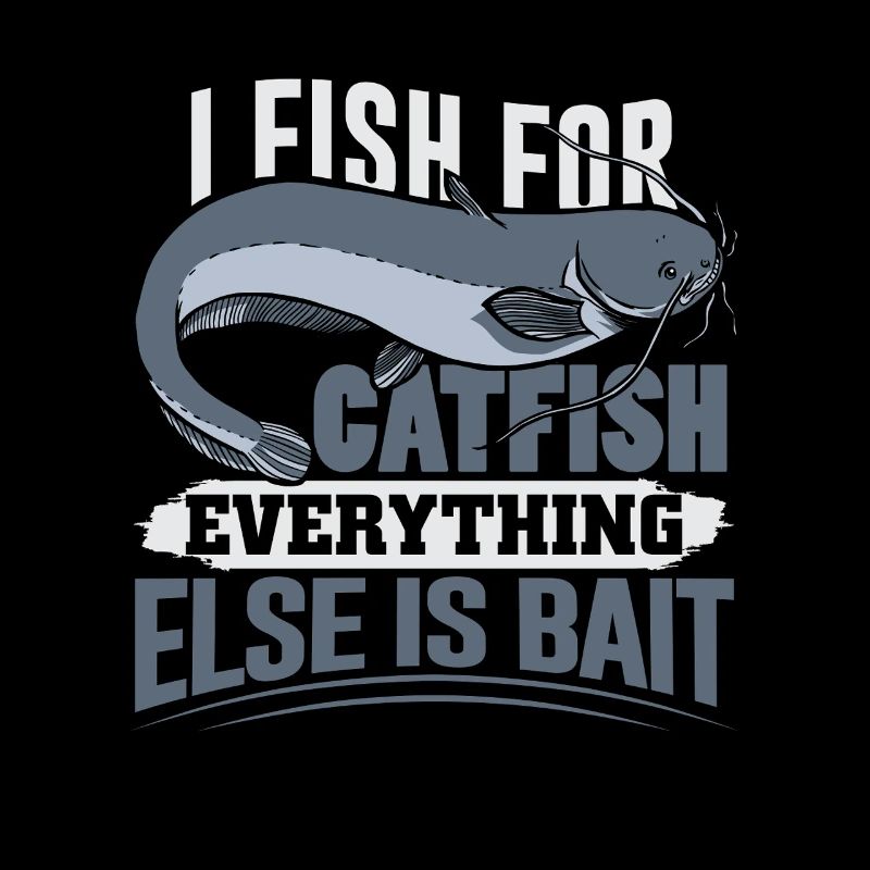 Poisson-chat pêcheur poisson-chat pêchent le poisson-chat