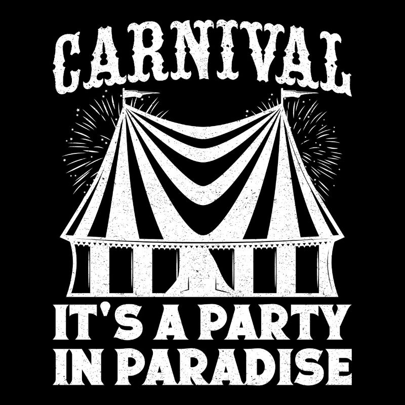 Fête de carnaval graphique du cirque dans le paradis Cadeaux