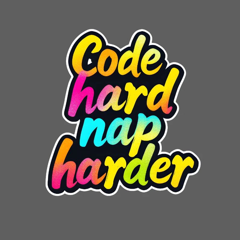 Code Hard Nap Harder Funny Programmer Tee