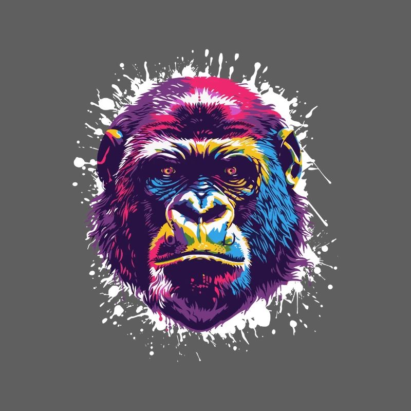 Gorille Pop Art Singe Singe