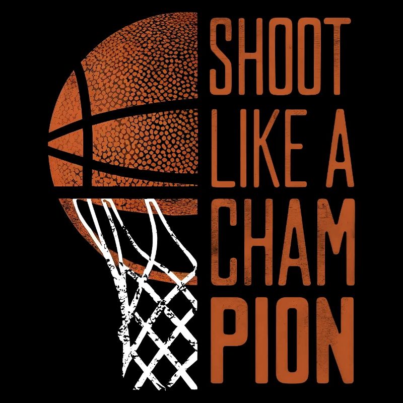 Citation de Shooter Comme un Champion de Basket