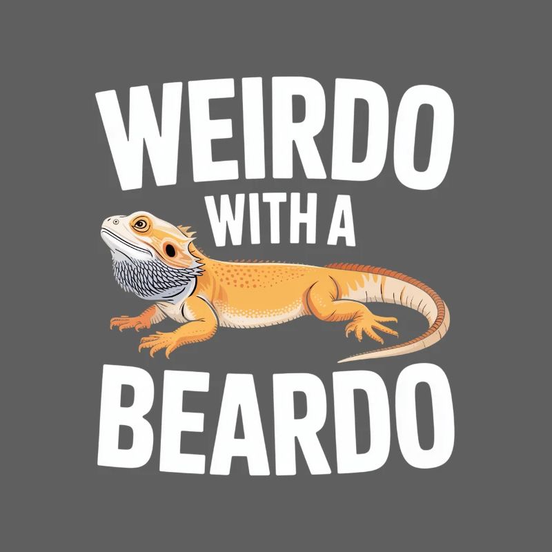 Beardo Lizard Caption Tee