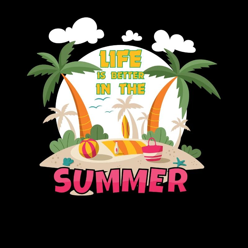 Life is better in summer Beach