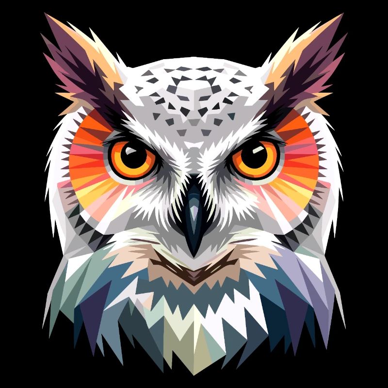 Schneeeule Weiße Eule Kauz Uhu Owl Schnee Eulen