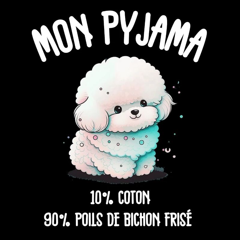 Pyjama Drôle Chien Bichon