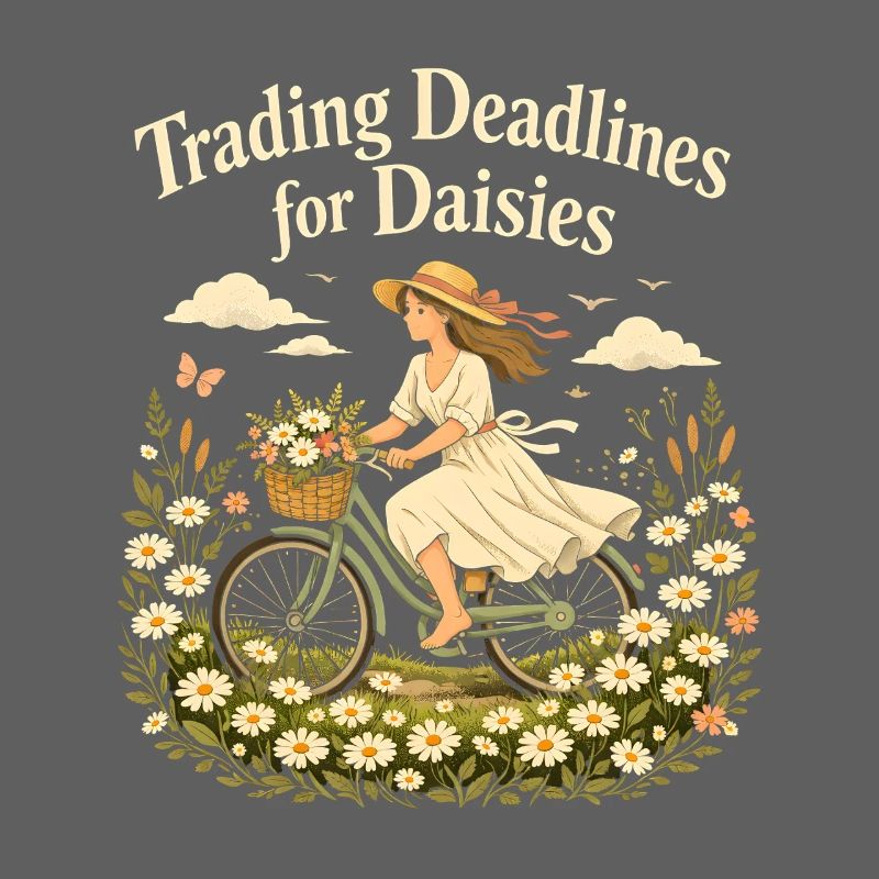 Deadlines against daisies | Cottagecore