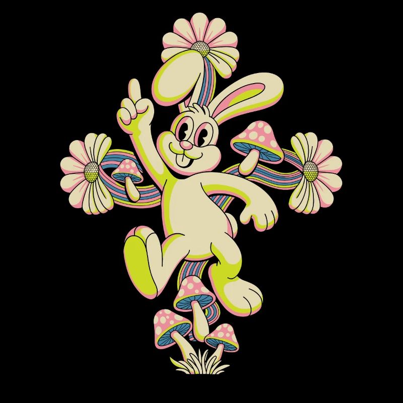 Danse disco Pastel Bunny