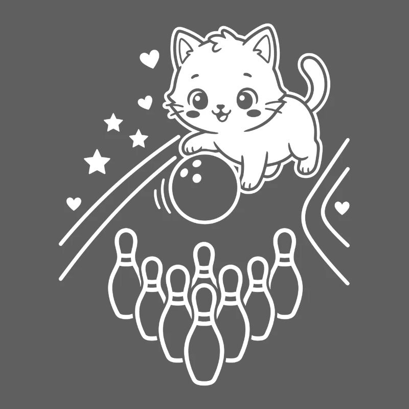 Kawaii Cat Bowling