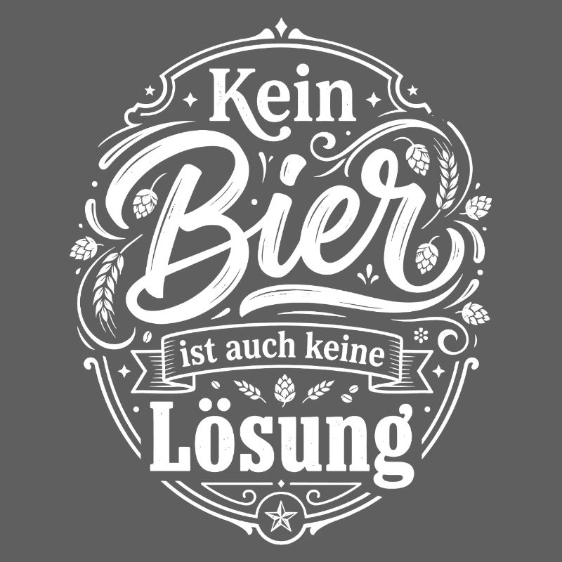 No beer is also no solution humor saying