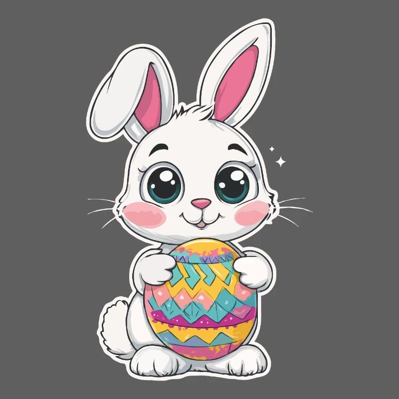 Lapin mignon lapin de Pâques mignon lapin de Pâques