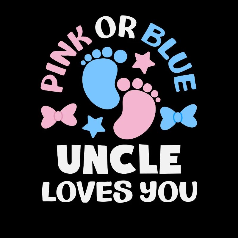 Pink Oder Blau Onkel Liebt Dich Gender Reveal