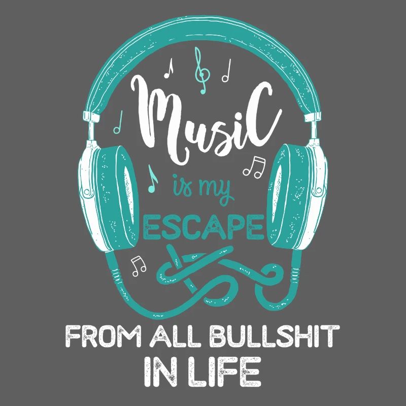 La musique, c’est mon graphique casque d’évasion