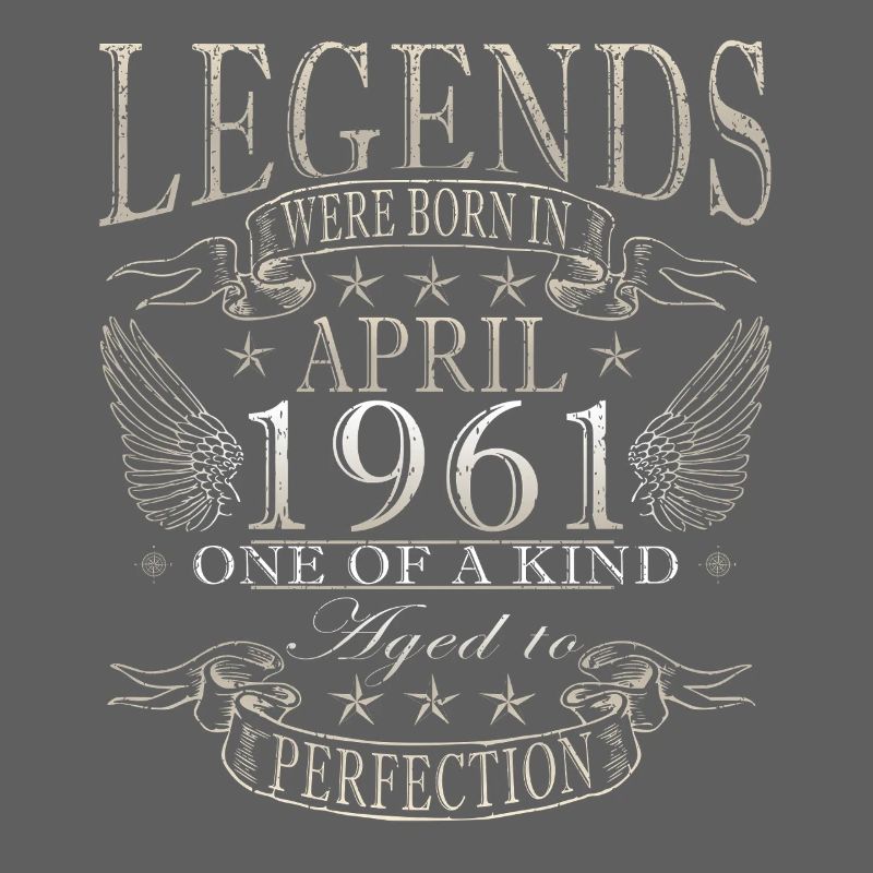 65. Geburtstag Geschenk Mann Oldtimer April 1961