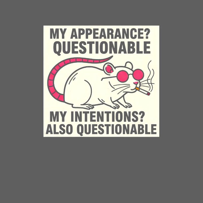 Questionable appearance rat