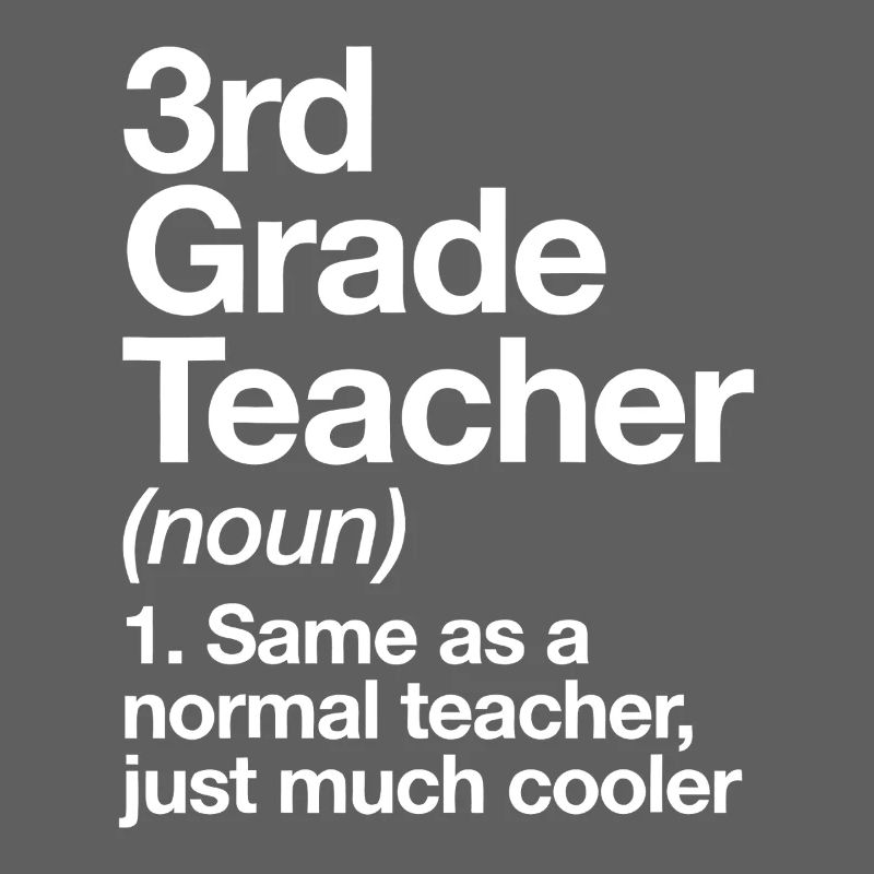 Professeur de 3e année Humour Tee