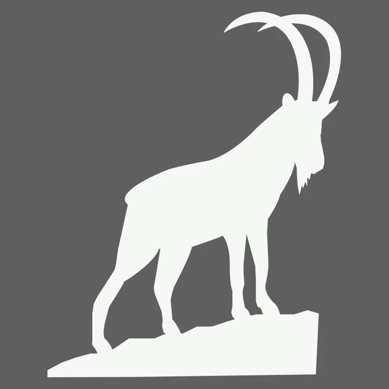 Alpine Bock Silhouette