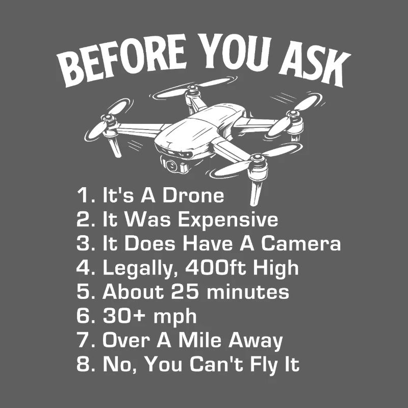 C’est un FAQ sur les drones Pilote Humour