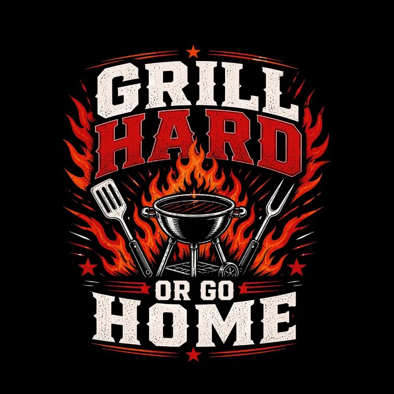 Grill Master Dad Father Hero BBQ Men